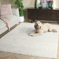 thumbnail image 3 of SAFAVIEH Penelope Marcelyn Solid Shag Area Rug, Ivory, 9' x 12', 3 of 8