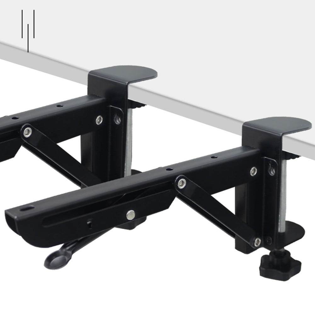 1-Piece Sliding Desk Extension Plate Support Clipon Keyboard Tray Hand Rest
