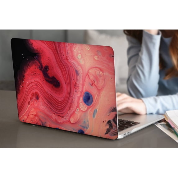KSK KAISHEK Hard Shell Case Only for 2017-2014/2013//2012/2011/2010 Released Old MacBook Air 13" with No Touch No USB-C Model: A1369/A1466 Pink series 0851