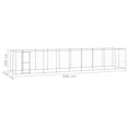 thumbnail image 4 of vidaXL Outdoor Dog Kennel Galvanised Steel 21.78 m², 4 of 4