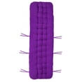 thumbnail image 5 of iMounTEK Patio Chaise Lounger Bench Cushion, Indoor Chaise Lounger Rocking Chair Sofa Mat 67in Deck Chair Cushion, Purple, 5 of 6