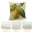 thumbnail image 4 of SHANXI Fruit Pillow Covers Fresh Lemon with Green Leaf Decorative Pillow Cover Square  Pillowcase Decor Indoor Outdoor Home Couch  20x20in, 4 of 5
