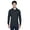 Carbon, variant on CORE365 88192T Men's Tall Pinnacle Performance Long Sleeve Piqué Polo-Black-2XLT