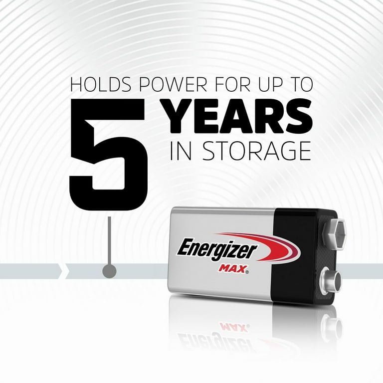 Energizer 9V Batteries, Alkaline 9V