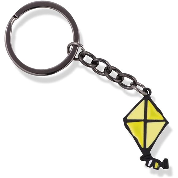 EPJ Kite Yellow Colored Charm Keychain
