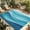 Aqua, variant on Gray Striped Outdoor Rug for Patio/Deck/Porch, Non-Slip Large Area Rug 5 x 7 Ft, Modern Abstract Art Wave Moire Gradient Indoor Outdoor Rugs Washable Area Rugs, Reversible Camping Rug Carpet Runner