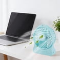 thumbnail image 3 of ICQOVD Desktop Fan Usb Fast Charging Mini Fan High Airflow for Student Dorm Portable Fan for Summer Outdoor Work Use, 3 of 8