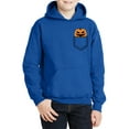 thumbnail image 2 of Awkward Styles Halloween Hoodies for Kids Girls Boys Angry Pumpkin Hooded Youth Sweatshirt Pocket Print, 2 of 5