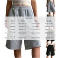 thumbnail image 2 of Caywon Women's DBasestring Elastic Waist Wide Leg Cropped Sweatpants with Side Pockets Loose cut Sporty Running Casual Unwind Bottoms, 2 of 4