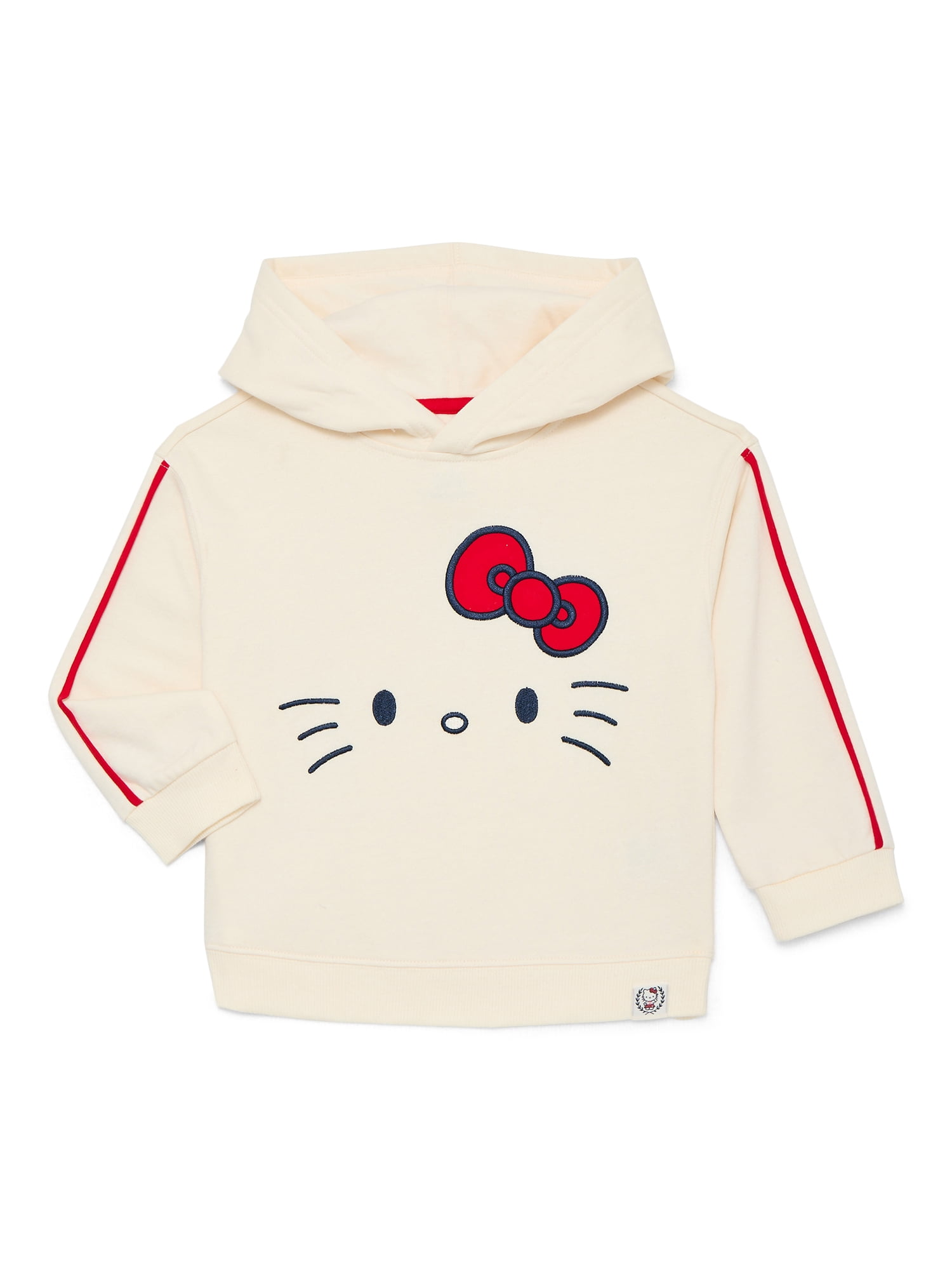 Wonder Nation Hello Kitty Baby and Toddler Girls Printed Graphic Hooded Sweatshirt, Sizes 12M-3T