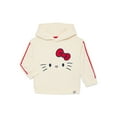 thumbnail image 2 of Wonder Nation Hello Kitty Baby and Toddler Girls Printed Graphic Hooded Sweatshirt, Sizes 12M-3T, 2 of 8