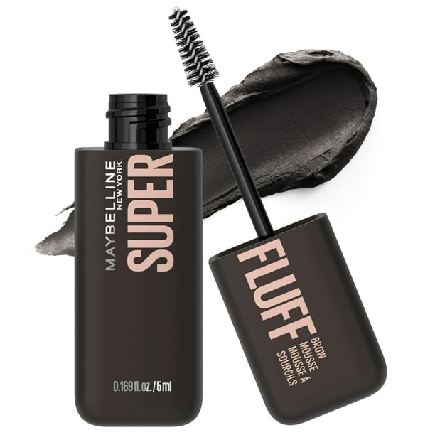 Mousse para cejas Maybelline Superfluff, voluminizador, color negro