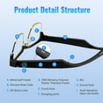 thumbnail image 3 of Tulbeys Gafas Inteligentes Con Audio Bluetooth - Gafas De Luz Azul Para Mujeres Y Hombres Sonido De Oído Abierto Con Micrófono Y Parlantes Filtro De Luz Azul Y Lentes De Sol Polarizadas, 3 of 5