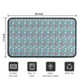 thumbnail image 5 of Light Blue Christmas Snowman Pattern Door Rugs,Washable Non Slip Door Mats Indoor,Decorative Door Mats,Entry Mat Indoor for Entrance,Bedroom,Kitchen,Bathroom,30"x17", 5 of 6