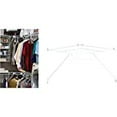 thumbnail image 2 of ClosetMaid 21066 Corner Shelf Kit, 12-Inch , White, 2 of 5