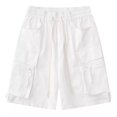 thumbnail image 1 of Pantalón Cropped Tipo Cargo Tipo Americano Bolsillos Grandes, 1 of 8