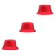 thumbnail image 5 of Guardurnaity Women Men Bucket Cap Wide Brim Outdoor Protection Cotton Dressing Headwear Hat Adjustable Sports Headgear Adults rojo 3piezas Guardurnaity CBP059503, 5 of 6