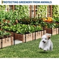 thumbnail image 5 of 4/8 Panels Decorative Garden Fence 20.47"L x 20.47"W No Dig Dog Fence Outdoor with Gate for Yard Border,25.78 Inch Tall Patio Rustproof Garden Fencecing Panels Easy Installation, 5 of 8