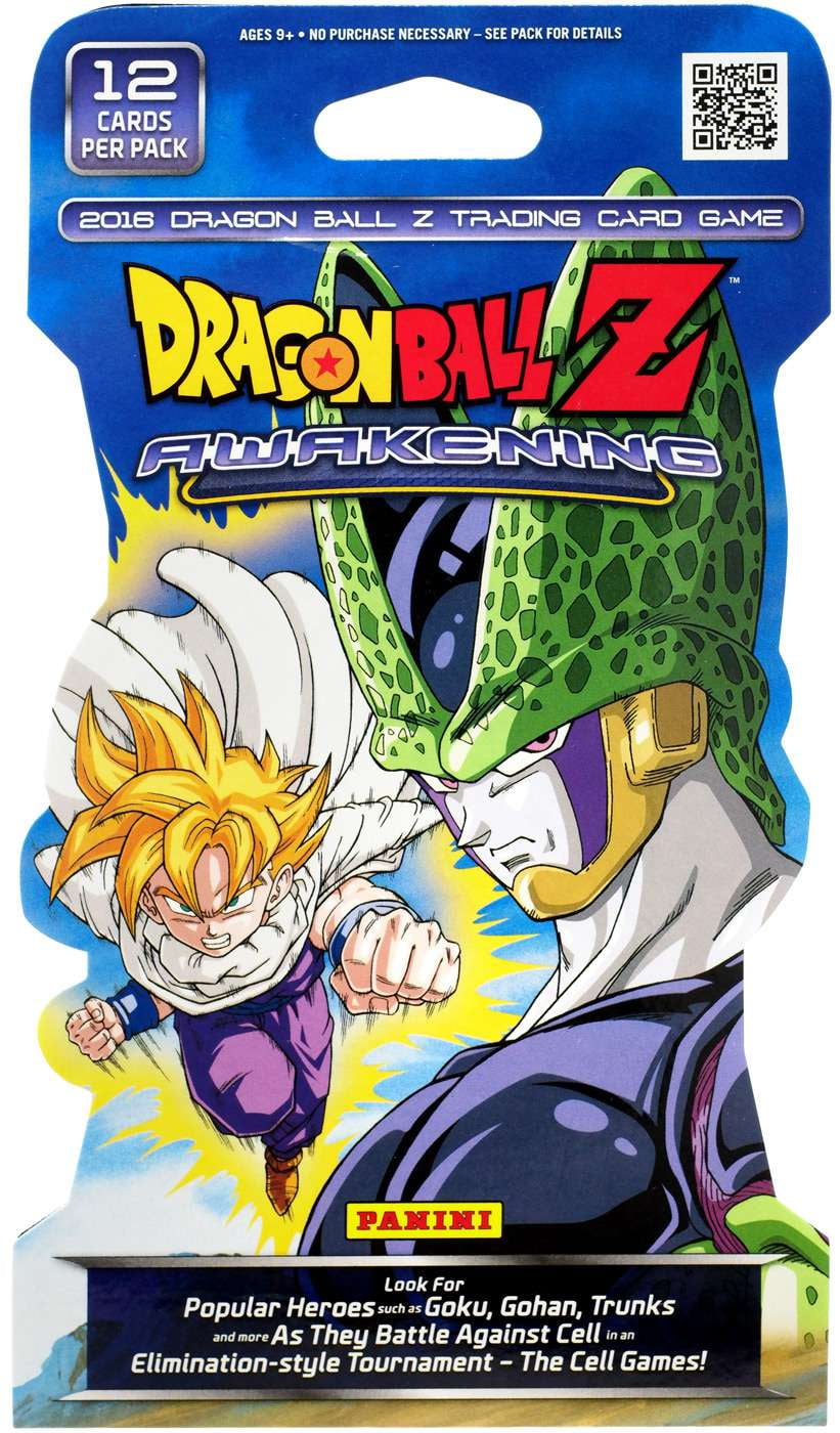 Dragon Ball Z Collectible Card Game Awakening Booster Pack (12 Cards, Hanger) Dragon Ball Z Collectible Card Game Awakening Booster Pack (12 Cards, Hanger)