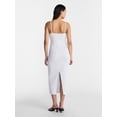 thumbnail image 2 of No Boundaries Ribbed Strappy Maxi Dress, Women's and Women's Plus XXS-4X, 2 of 4
