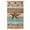 Green Teal Brown, variant on Sheer Curtains 108 Inches Long, Western Texas Star Retro Semi Sheer Curtains Light Filtering Window Treatment, Vintage Farmhouse Berry Brown Wood Privacy Voile Drapes for Living Room 52x108 Inch
