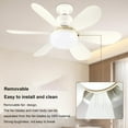 thumbnail image 4 of Ceiling Fans with Lights and Remote E27 Screw in Fan Light,LED Ceiling Dimmable,42cm Fa Bulb Fan,Ceiling Light Fans, 4 of 8