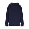 thumbnail image 5 of Qetyuw Womens Oversized Hoodied Sweatshirts with Drawstring Basic Long Sleeve Pullover Clothes with Pocket Fall Winter Loose Fit Hoodies, 5 of 7