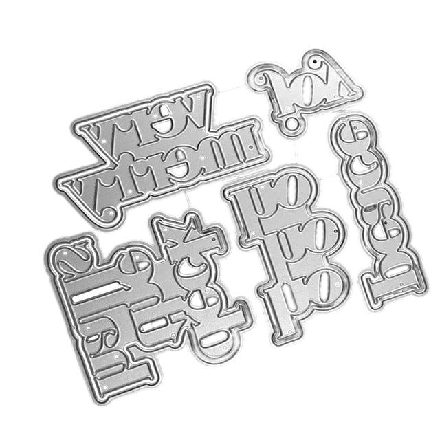 GUOOL Christmas Cutting Die Scrapbooking Template Handcraft Stencil Christmas Stencils D
