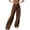 Brown, variant on High Waisted Jeans for Women Elastic Denim Pants Fashion Street Outdoor Hiking Pants With Pocket Beige M