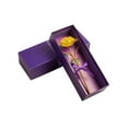 thumbnail image 2 of Gold Plated Rose Imitation Preserved Flower Gift Box Included, Long-Lasting, Ideal Gift for Mother's Day, Christmas, Valentine's Day, Festive Gifting, Symbol of Eternal Love, Gold, 2 of 6