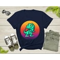 thumbnail image 2 of Cool Dinosaur T-Rex Animal Bird at Sunset for Men Women Kids T-Shirt Dino T Shirt Gift for Men Women Kids Boys Girls Cute Trex Dino Tshirt, 2 of 8