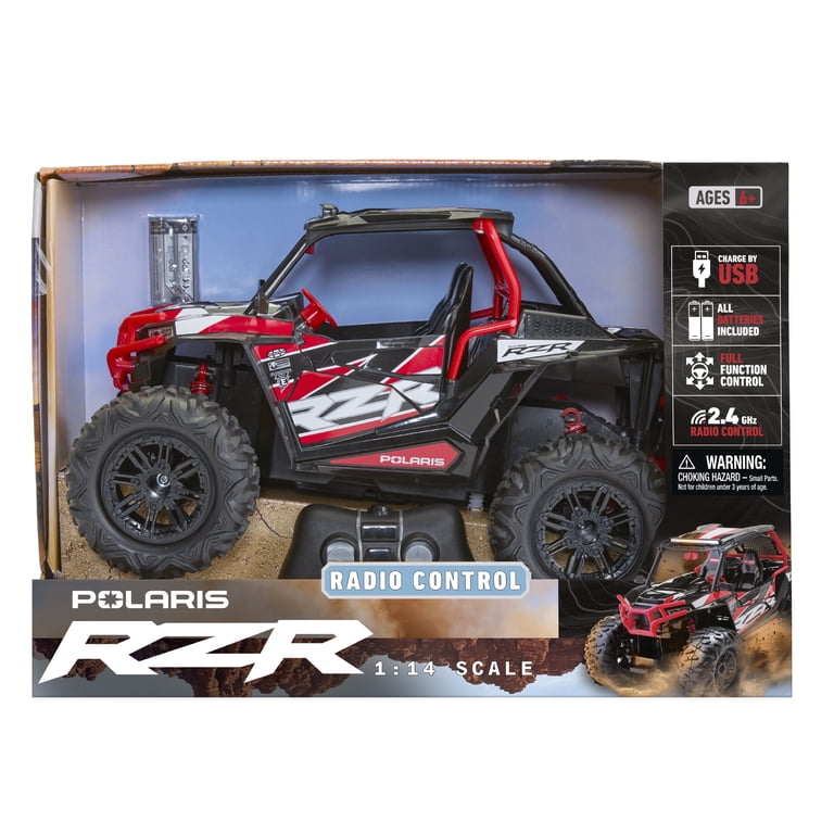 Polaris® RZR 1:14 Scale Radio Control Off-Road Vehicle, Red
