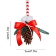 thumbnail image 3 of Guanhe Christmas Chair Bow Decoration, Chair Sashes Include Red Ribbons and Berries Pine Chair Sashes for Christmas Events Banquet Home Kitchen Decoration, 3 of 8