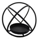 thumbnail image 1 of candeliere de metal, candelero geométrico, candeliere, soporte de para , boda, Navidad, Negro, 1 of 8