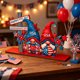 thumbnail image 5 of Independence Day Decorations Wooden Ornaments Table Top Ornaments Holiday Party Decorations Handcrafted Ornaments, 5 of 6