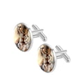 thumbnail image 2 of Horse Men's Stainless Steel Cufflinks for Versatile Style - for Dress Shirts and Suits - Elegant Silver Jewelry for Any Occasion, 2 of 6