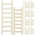thumbnail image 2 of 20pcs Miniature Ladder DIY Wooden Tiny Ladder Mini House Landscape Decoration, 2 of 9