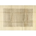 thumbnail image 1 of Ahgly Company Machine Washable Indoor Rectangle Contemporary Khaki Gold Area Rugs, 2' x 4', 1 of 7