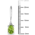 thumbnail image 2 of Everly Women's Peridot Sterling Silver Earrings, 2 of 4