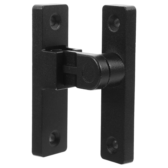 OFFIGAM No Drilling Black Stainless Steel Door Bolt Latch Lock Secure Inside Door Access