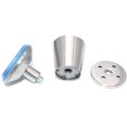 thumbnail image 3 of Juego de 4 patas para muebles XCF Acero inoxidable 80 mm altura ajustable 0-5 mm, 3 of 4