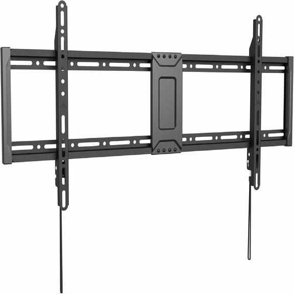 Extra Large Heavy Duty 43 to 100 inch LCD LED Curved and Flat Panel Screen, TV Wall Mount Bracket with Max 800x400mmmm, Black