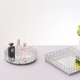 thumbnail image 1 of Bandeja de metal Bandeja de almacenamiento de hierro de estilo europeo Bandeja decorativa de cristal para cosméticos Adornos ligeros de lujo, 1 of 5