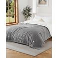 thumbnail image 2 of Lumiparty Heated Blanket King Size 90"x100", with Dual Control, Waffle Electric Throw Blanket with ETL Certified, 4 Heating Levels & 10 Hours Auto Off & Machine Washable, Gray, 2 of 8