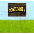 thumbnail image 1 of Costumes (18" x 24") Yard Sign, Includes Metal Step Stake, 1 of 6
