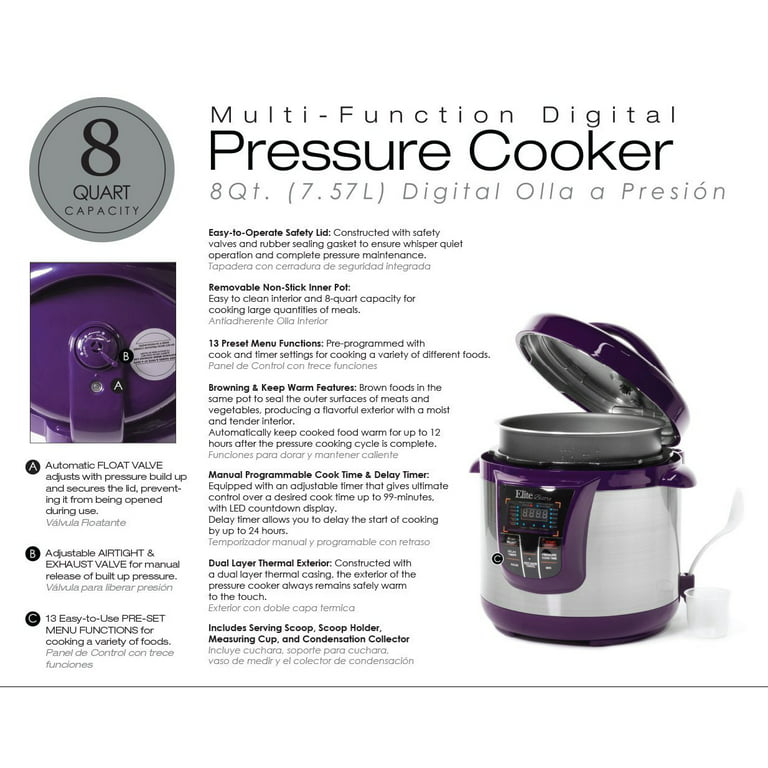 New Accessories for Instant Pot 6, 8 Qt, Pressure Cooker ~ Purple