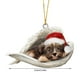 thumbnail image 2 of Colgante Navideo De Perro, Adorno Para El Rbol, Cristal Artesanal, Diseo Elegante, Ideal Para Decoracin Navidea, Regalo, Adorno Para El Hogar O La Oficina, Acabado Brillante, Adorno, Ukhbmc, 2 of 8