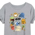 thumbnail image 3 of Star Wars - Summer Stickers - Women's Oversized Tee, 3 of 5