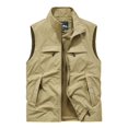 thumbnail image 4 of Birdeem Mens Work Clothes Jacket Solid Color Stand Collar Multiple Pockets Outdoor Sports Photography Leisure Coat, 4 of 11