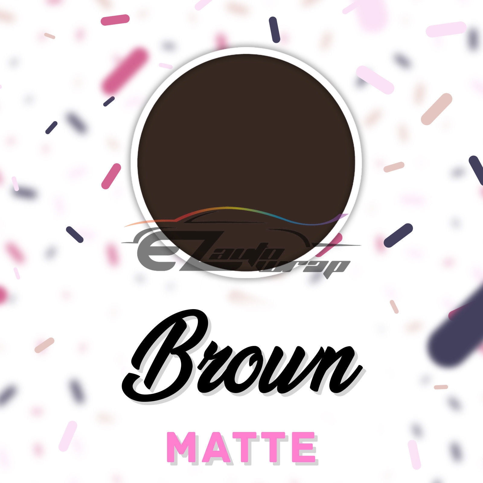 ESSMO Brown Matte Solid Heat Transfer Vinyl HTV Sheet T-Shirt 20" Wide Iron On Heat Press DP12 20"x84"